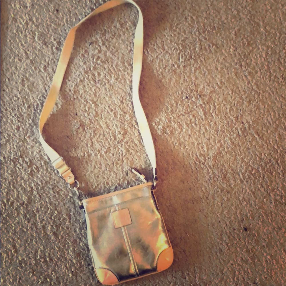 Coach silver crossbody
